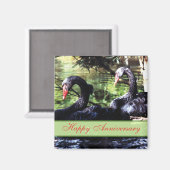 ライフのためのメイツブラックスワンス記念日マグネット マグネット (正面/裏面)