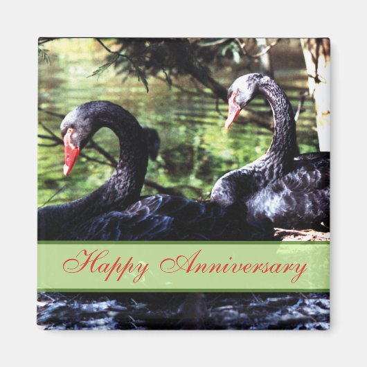 ライフのためのメイツブラックスワンス記念日マグネット マグネット (正面)