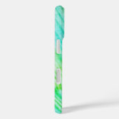 ライフのビーチザ楽しむウェーブブルーのテクスチャ引用文 Case-Mate iPhoneケース (裏面 / 右)