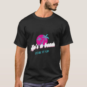 ライフのビーチ – 熱帯デザイン Tシャツ