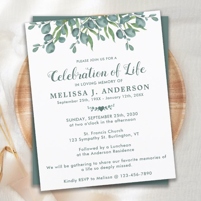 ライフの予算お祝いユーカリ緑Inv (クリエイターアップロード済み)