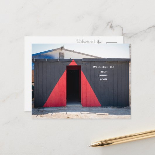 ライフの待合室はがき ポストカード (正面/裏面インサイチュ)