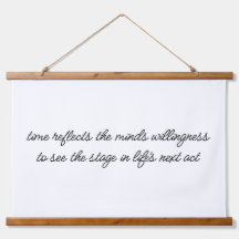 ライフの次の行動ウッドトップウォールタペストリー