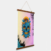 ライフの短い滞在風変わり 吊り下げ型タペストリー (傾斜あり)