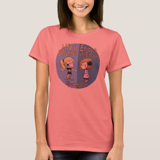 ライフの美しいティー Tシャツ (正面)