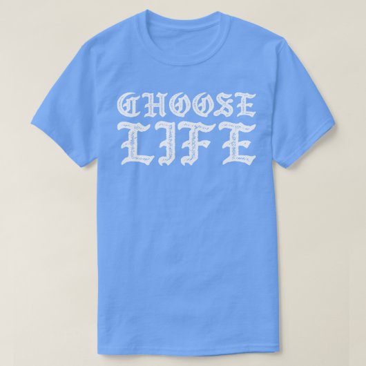 ライフの選択 Tシャツ (デザイン正面)