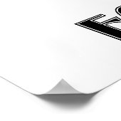 ライフの音楽が内部で見つかる（ECG/EKGハートビート） ポスター (角)