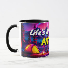 ライフのAピッチ – ギフトキャンピングユーモアのあるをテーマ マグカップ