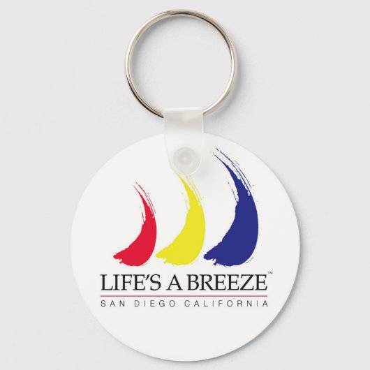 ライフのBreeze™_絵を描-The-Wind_サンディエゴのキーチェーン キーホルダー (正面)