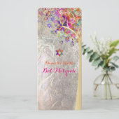 ライフのPixDezinesツリー(ユダヤ教の)バル・ミツバー/DIY 招待状 (スタンド正面)