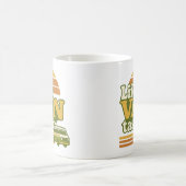 ライフのVANtasticレトロ70sファングラフィック コーヒーマグカップ (中央)
