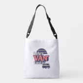 ライフのVANtasticヴィンテージヴァンロゴ クロスボディバッグ (裏面)