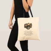 ライフはカメラのようなもの Hipster トートバッグ (正面(商品))
