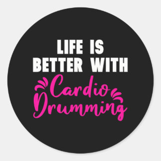'ライフはカーディオドラミングで良い'カーディオ ラウンドシール