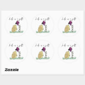 ライフはギフトハリネズミとコンフロアーシール ラウンドシール (シート)