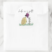 ライフはギフトハリネズミとコンフロアーシール ラウンドシール (バッグ)