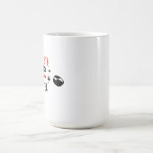 「ライフはコーヒーの後に始まる – クリエイティブマグカップデザイン」 モーフィングマグカップ (中央)