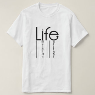 ライフはシミュレートされた刺激性ユーモアのある引用文デザイン Tシャツ