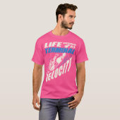 ライフはターミナル・ベロシティ・スカイダイビングから始まる Tシャツ (正面フル)