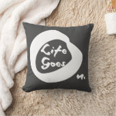 ライフはナイス文字 感動的 クッション (ブランケット)