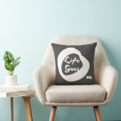 ライフはナイス文字 感動的 クッション (椅子)