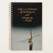 ライフはバランス引用文トンボ プランナー手帳 (正面)