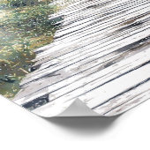 ライフはバランス感動的ビーチシーン ポスター (角)