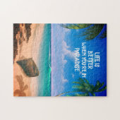 ライフはパラダイスジグソーパズルで良い ジグソーパズル (横)