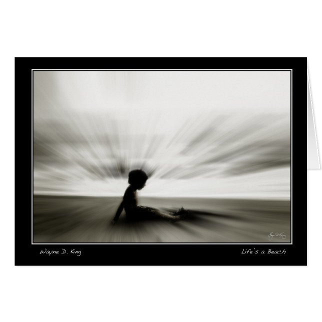 ライフはビーチカード (正面横)