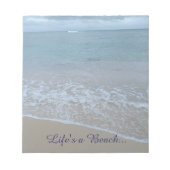 ライフはビーチ... ノートパッド (正面)
