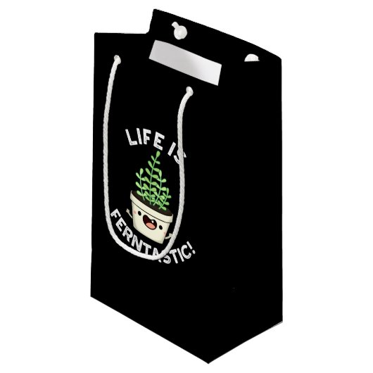 ライフはフェルンタスティックおもしろいシダ植物プンダークBG スモールペーパーバッグ (正面アングル)