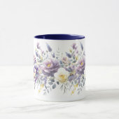 ライフはブルーミンラブリーアップあなたの引用文 マグカップ (中央)