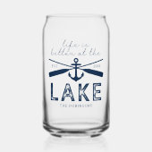 ライフはレイクハウスファミリー名 ガラス缶 (正面)