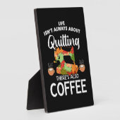 ライフは常にキルティングResもコーヒー フォトプラーク (側面)