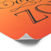 ライフは心地よいゾーン引用文の最後から開始 ポスター (角)