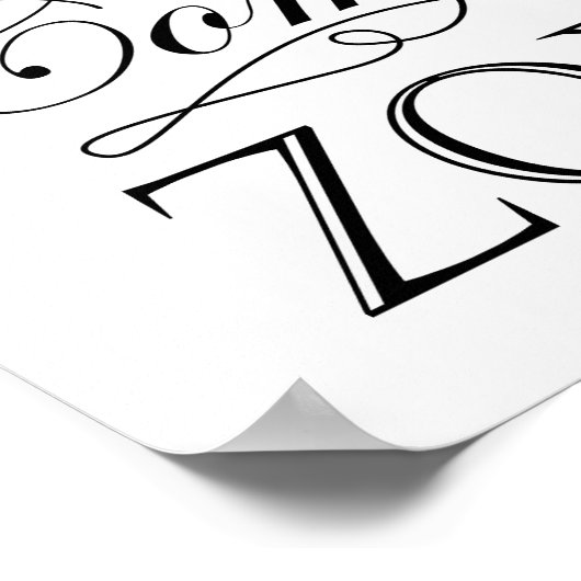 ライフは心地よいゾーン引用文の最後から開始 ポスター (角)