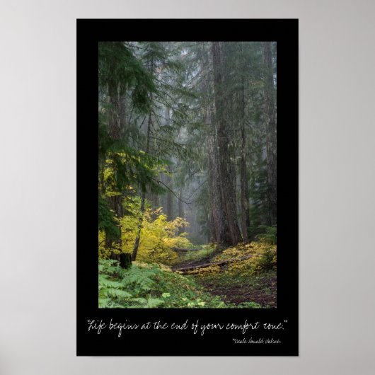 ライフは心地よい・ゾーンの最後から始まる ポスター (正面)