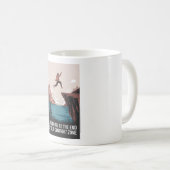 ライフは心地よい・ゾーンの終わりから始まる コーヒーマグカップ (正面右)