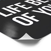 ライフは心地よい・ゾーンの終わりから始まる ポスター (コーナー)