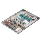 ライフは心地よい・ゾーン・ノートブックの最後から始まる ノートブック (左側)