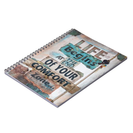 ライフは心地よい・ゾーン・ノートブックの最後から始まる ノートブック (左側)