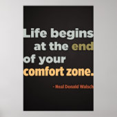 ライフは最後から始まる(大きなテンプレート編集可能) ポスター (正面)