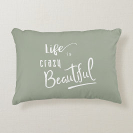 ライフは熱狂する美しい引用文文字 アクセントクッション
