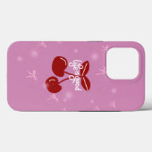 ライフは甘い – ピンクさくらんぼきらめくケース🍒✨ Case-Mate iPhoneケース (裏面 (横))