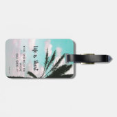 ライフは短旅感動的引用文 ラゲッジタグ (裏面横)