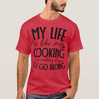 ライフは私の料理デザインシェフ料理 Tシャツ
