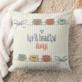 ライフは美しいリトルフール装飾用クッション クッション (ブランケット)