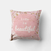 ライフは美しい装飾用クッション クッション (裏面)