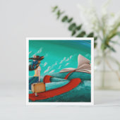 ライフは開いている本 – ミニプリント (スタンド正面)