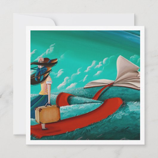 ライフは開いている本 – ミニプリント (正面)